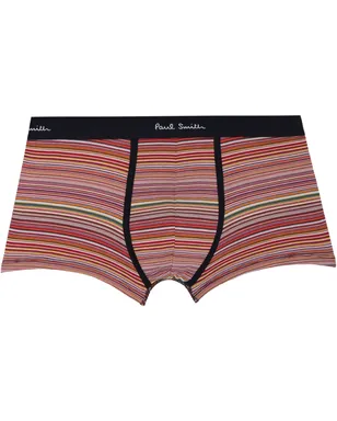 Paul Smith 'Signature Stripe' Mixed オーガニックコットン ボクサーブリーフ 5枚セット - サムネイル2