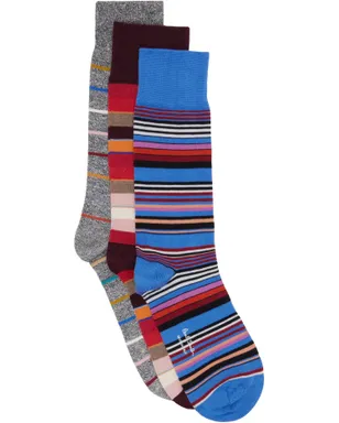 Paul Smith ボーダー ソックス 3足セット - サムネイル1