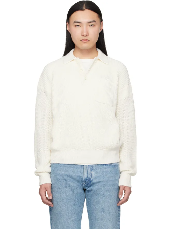 Ralph Lauren Purple Label Ralph Lauren Purple Label シルクリネン ポロセーターの商品画像