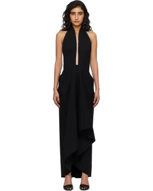 Givenchy ドレープ ウール マキシドレス - サムネイル1