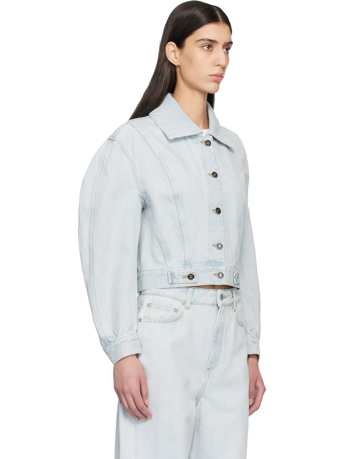Givenchy Back-To-Front Cocoon デニムジャケット - 画像2