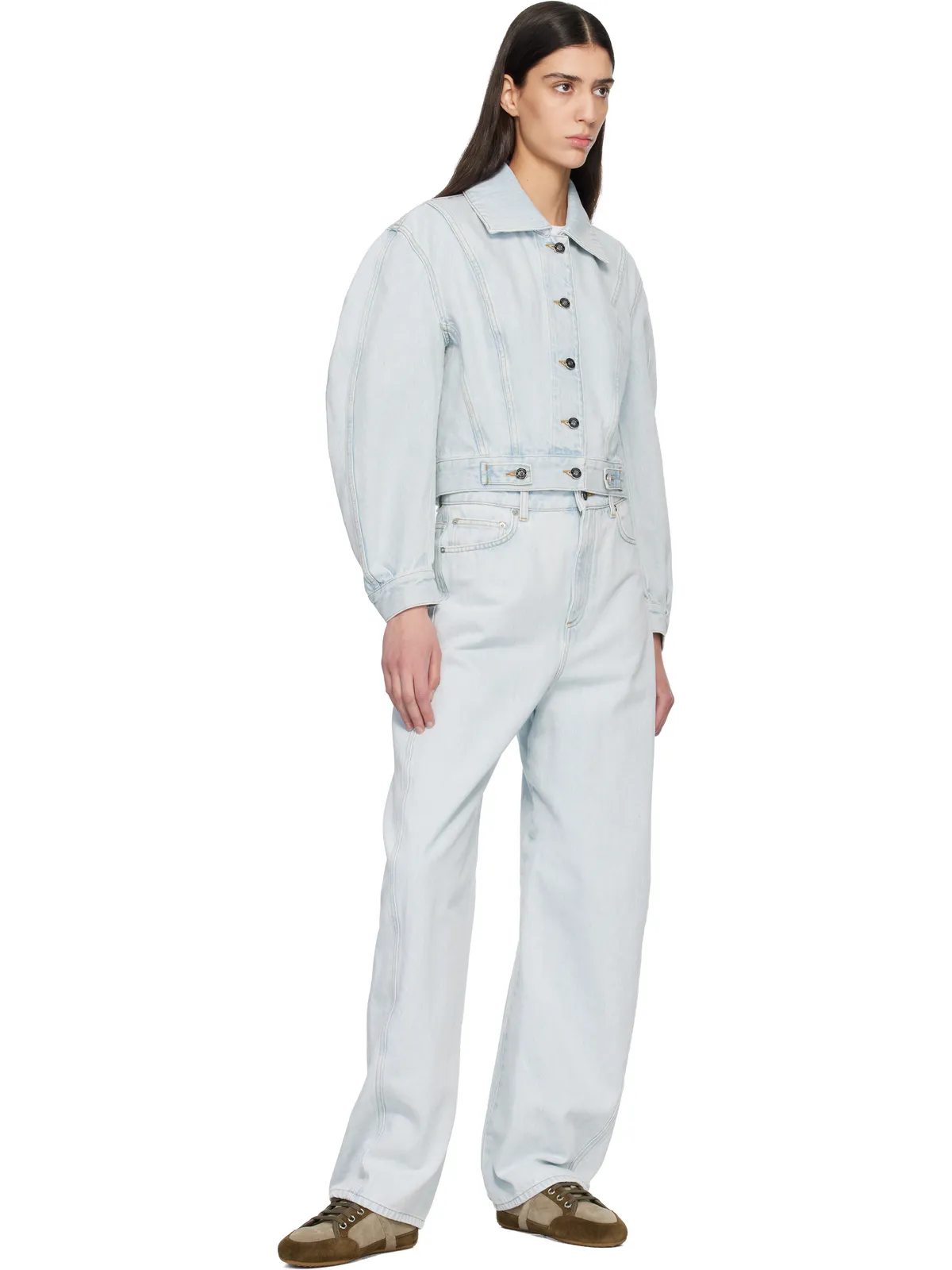 Givenchy Back-To-Front Cocoon デニムジャケット - 画像4