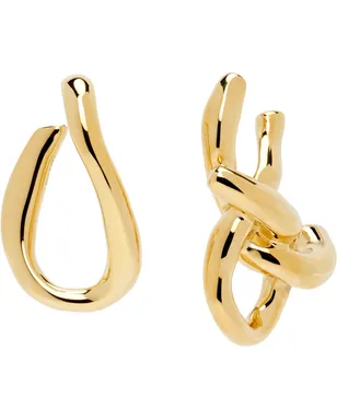 Givenchy Chain Link アシンメトリー ピアス - サムネイル1