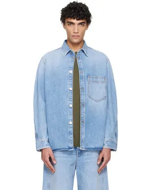 Givenchy フェード デニム オーバーシャツ - サムネイル1