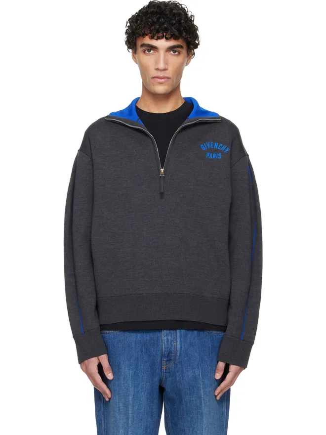 Givenchy Givenchy Couture Seam ハーフジップ プルオーバーの商品画像