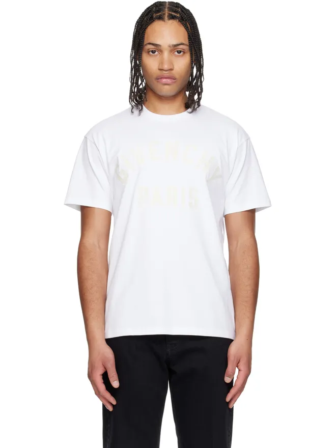 Givenchy Givenchy 'Givenchy Paris' Embroidery コットン Tシャツの商品画像