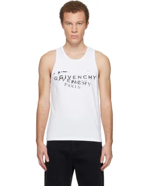 Givenchy 'GIVENCHY' Stamp プリント タンクトップ - サムネイル1