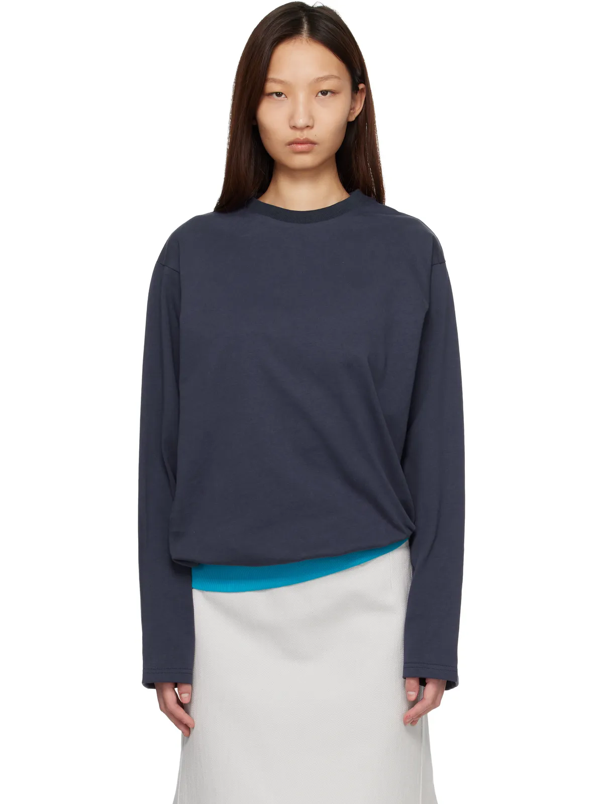 LII コントラスト ウエスト Tシャツ - 画像1