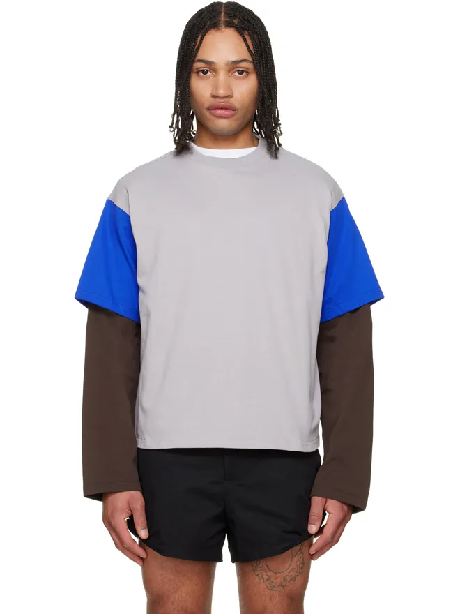 LII LII Contrast Sleeve Tシャツの商品画像