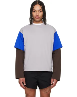 LII Contrast Sleeve Tシャツ - サムネイル1