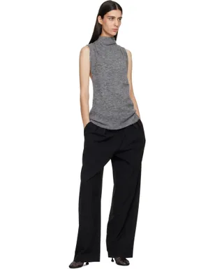Proenza Schouler ブラック Tee パーフォレーション スリングバックヒール - サムネイル5