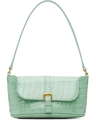 BY FAR Croco Miranda バゲットバッグ - サムネイル1