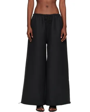 BAMBOU ROGER KWONG Drap ダブルフェイス ウール トラウザーズ - サムネイル1