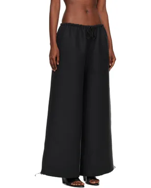 BAMBOU ROGER KWONG Drap ダブルフェイス ウール トラウザーズ - サムネイル2