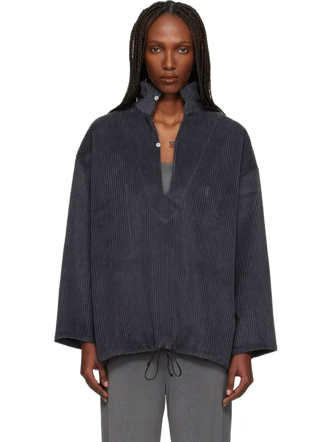 BAMBOU ROGER KWONG BAMBOU ROGER KWONG Vareuse ワイド コットンコーデュロイ タートルネックの商品画像