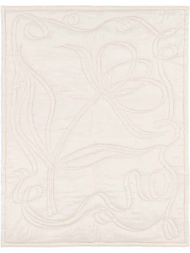 BAMBOU ROGER KWONG BAMBOU ROGER KWONG キルティング シルク ブランケットの商品画像