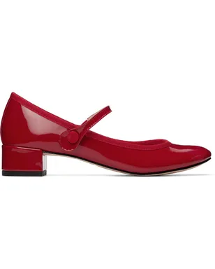 Repetto レッド Rose メリージェーン ヒール - サムネイル1