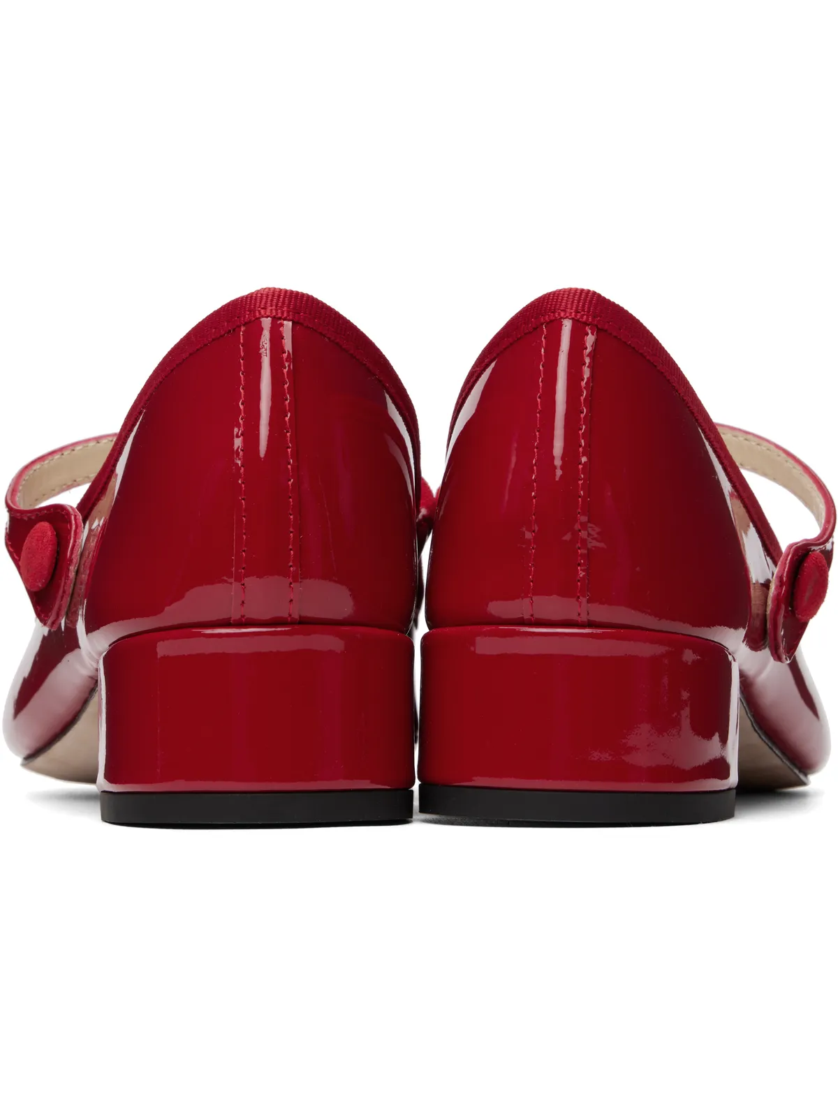 Repetto レッド Rose メリージェーン ヒール - 画像2
