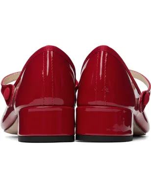 Repetto レッド Rose メリージェーン ヒール - サムネイル2