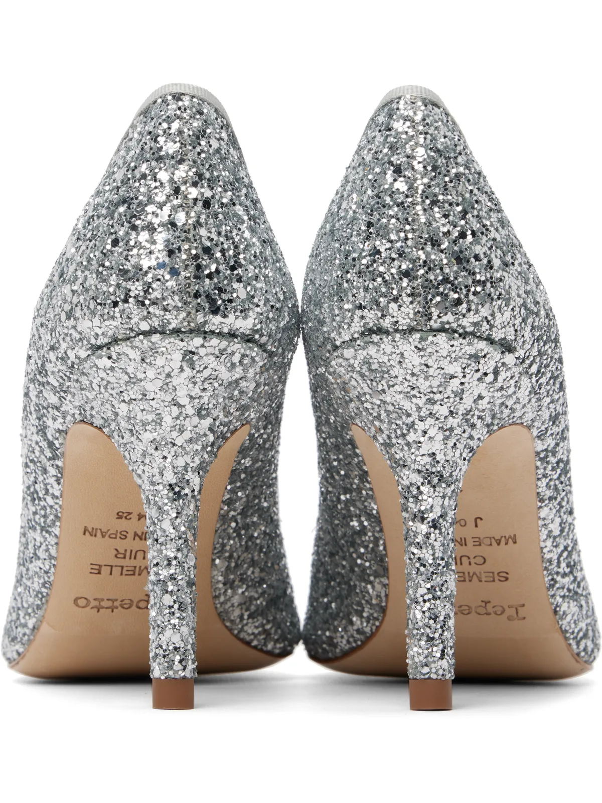 Repetto シルバー Cendrillon ヒール - 画像2