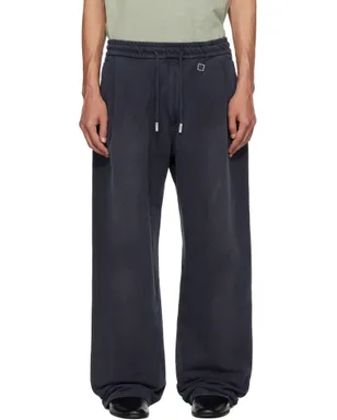 WOOYOUNGMI One-Tuck Dyed Cotton スウェットパンツ - サムネイル1