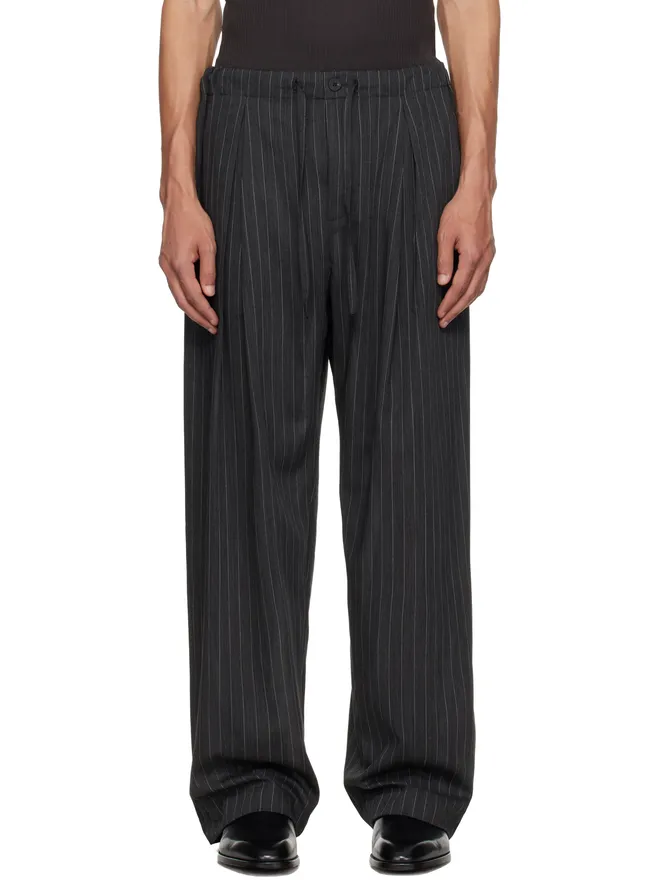 WOOYOUNGMI WOOYOUNGMI Striped String トラウザーズの商品画像
