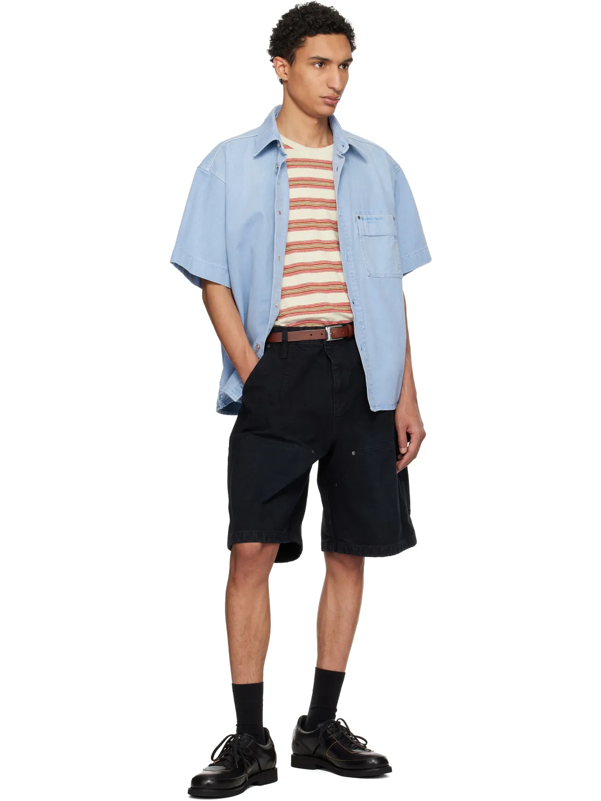 WOOYOUNGMI フェード デニムシャツ - 画像4