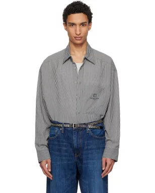 WOOYOUNGMI Stripe Over Size シャツ - サムネイル1
