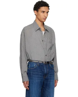 WOOYOUNGMI Stripe Over Size シャツ - サムネイル2