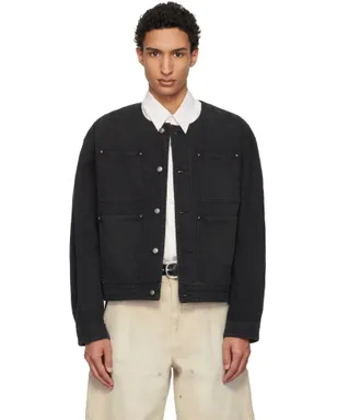 WOOYOUNGMI Collarless Dyed ジャケット - サムネイル1