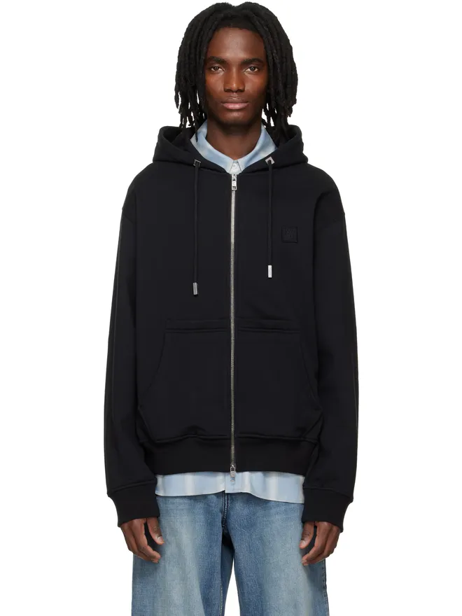 WOOYOUNGMI WOOYOUNGMI Back Logo ジップアップフーディの商品画像