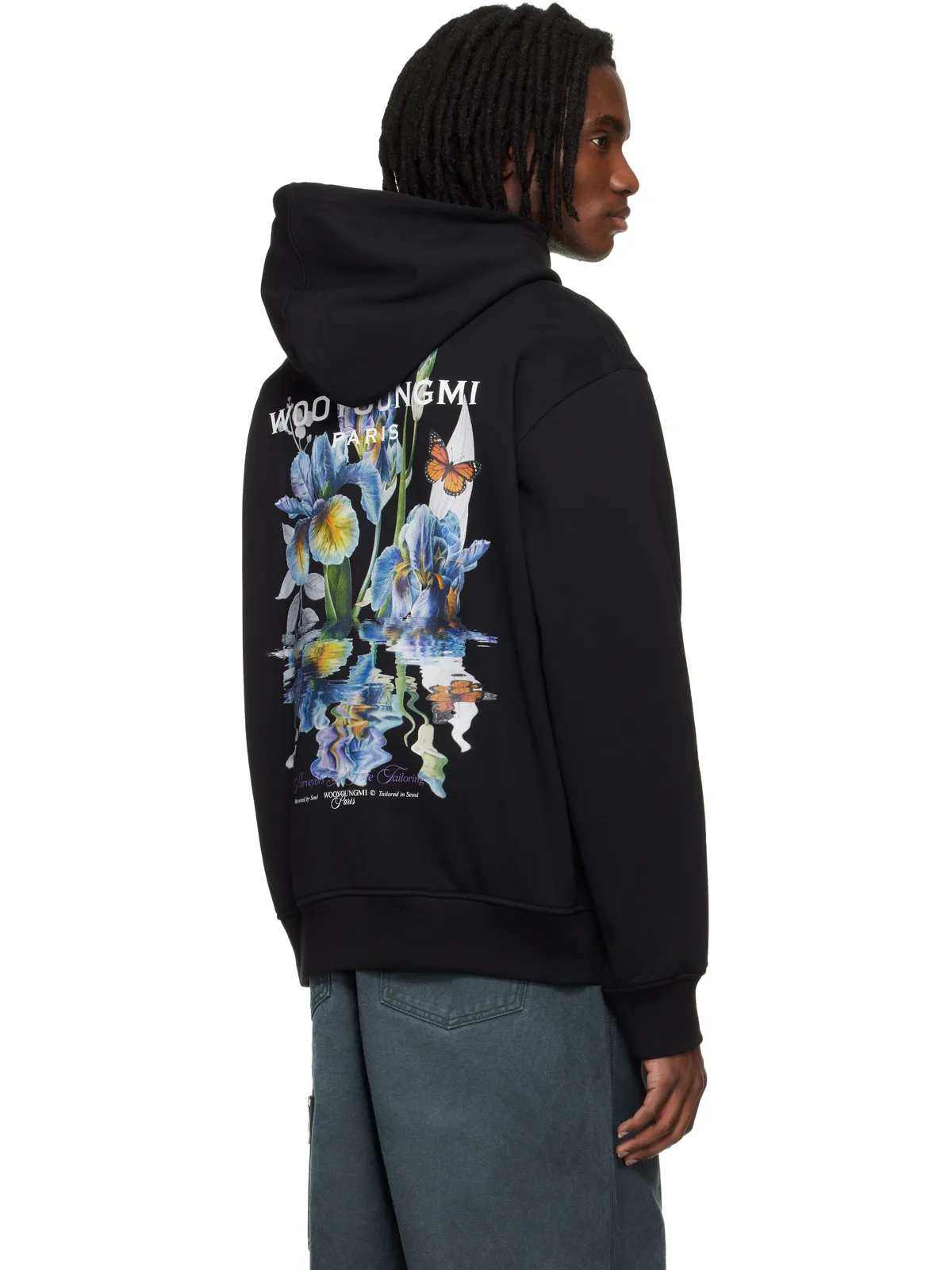 WOOYOUNGMI Flower Back Logo フーディ - 画像3