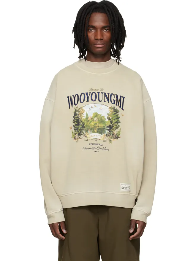 WOOYOUNGMI WOOYOUNGMI Garden グラフィック スウェットシャツの商品画像