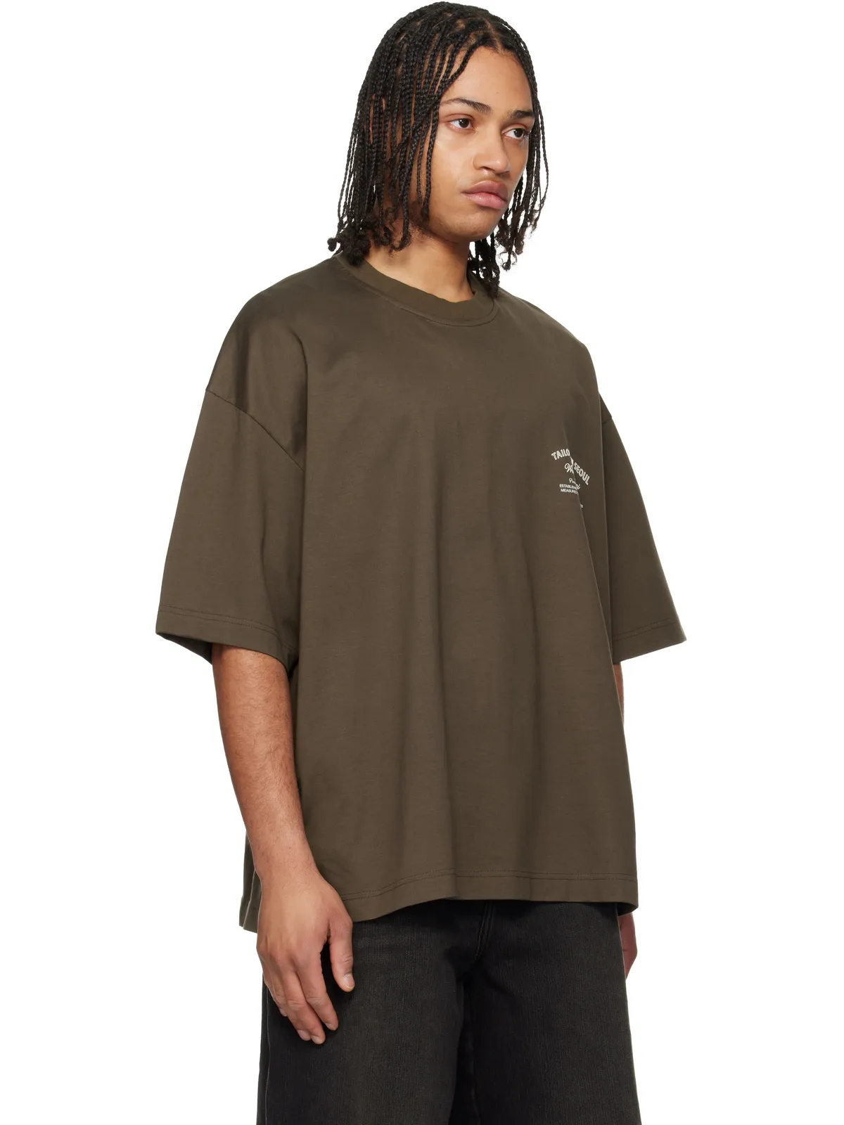 WOOYOUNGMI レタリング グラフィックTシャツ - 画像2