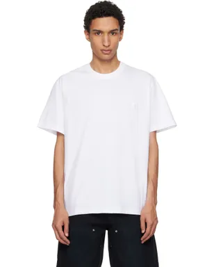 WOOYOUNGMI コットン バックロゴ Tシャツ - サムネイル1