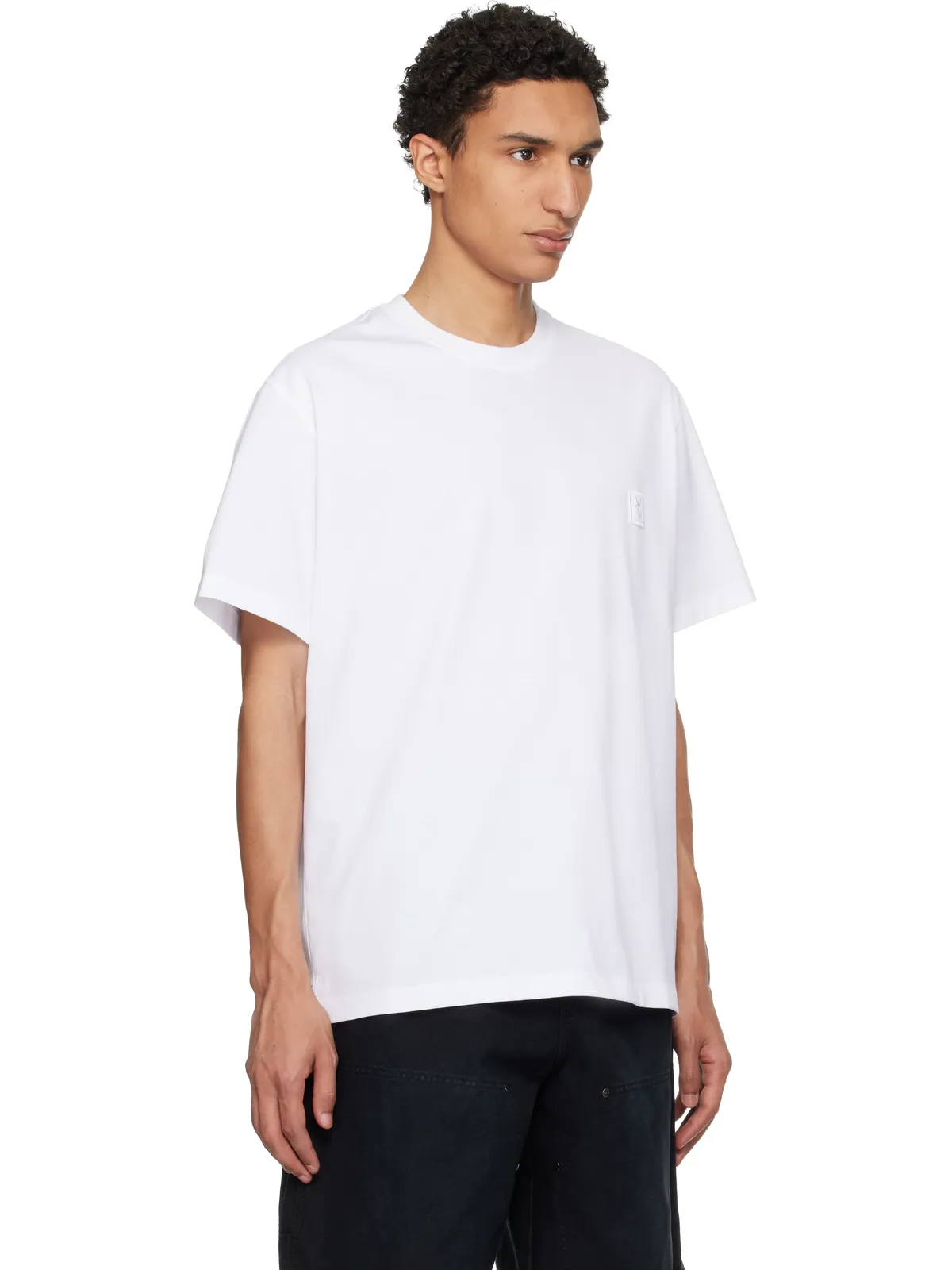 WOOYOUNGMI コットン バックロゴ Tシャツ - 画像2