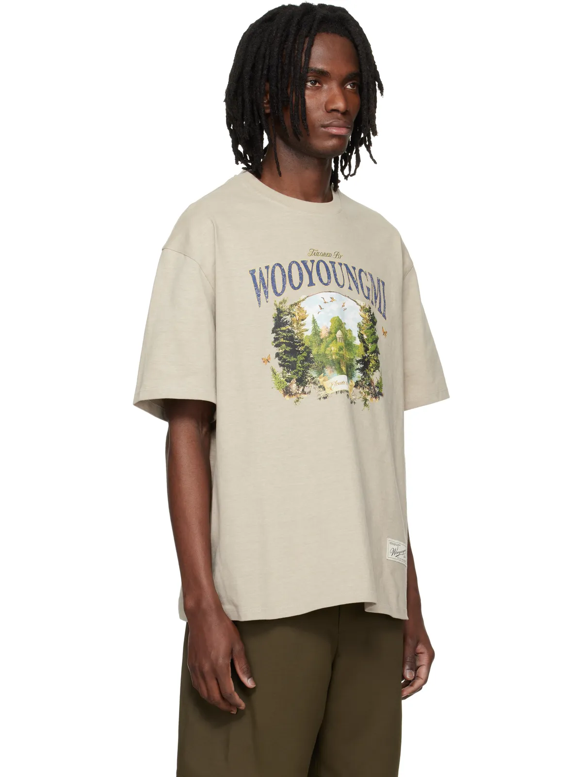 WOOYOUNGMI グラフィックTシャツ - 画像2