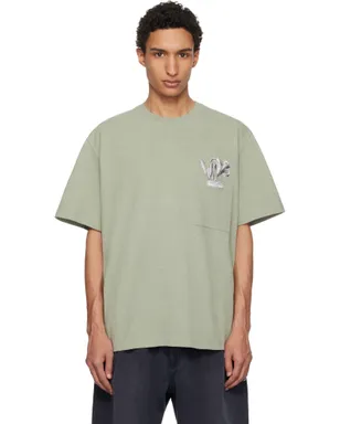 WOOYOUNGMI Flower Back ロゴ Tシャツ - サムネイル1