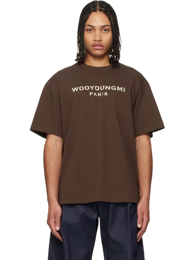 WOOYOUNGMI WOOYOUNGMI ロゴプリント Tシャツの商品画像