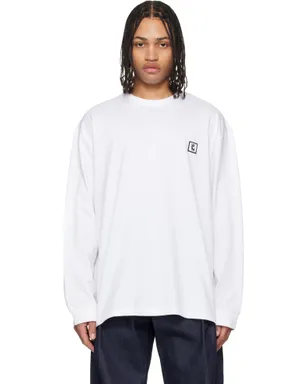 WOOYOUNGMI ロゴ 長袖Tシャツ - サムネイル1