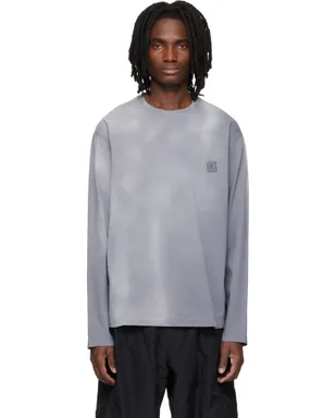 WOOYOUNGMI Dyed Back Logo 長袖Tシャツ - サムネイル1