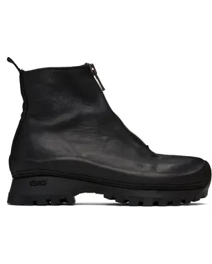 Guidi VS01 Leather Front Zip Ankle ブーツ - サムネイル1