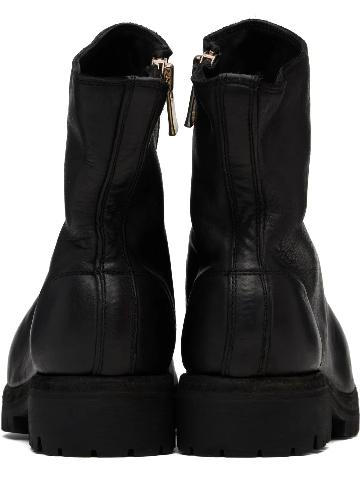 Guidi 796LVX Leather Side Zip Top-Ankle ブーツ - 画像2