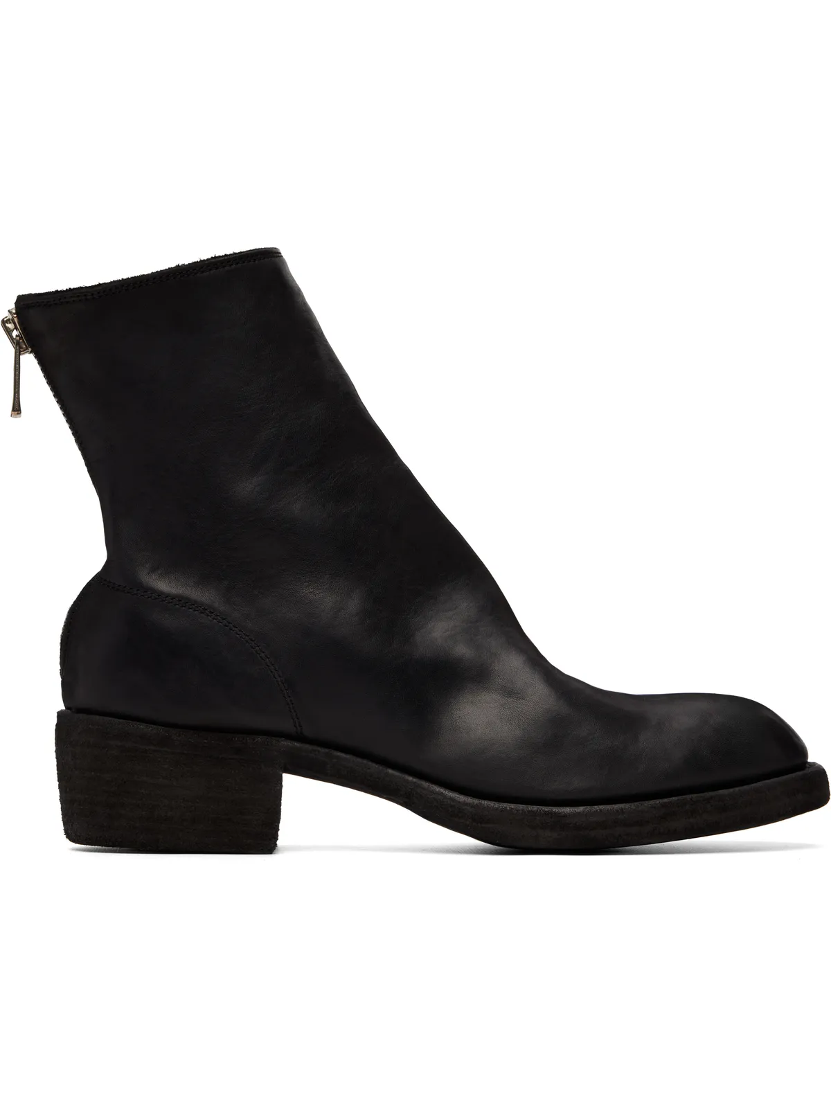 Guidi 796Z Leather Back Zip Top-Ankle ブーツ - 画像1