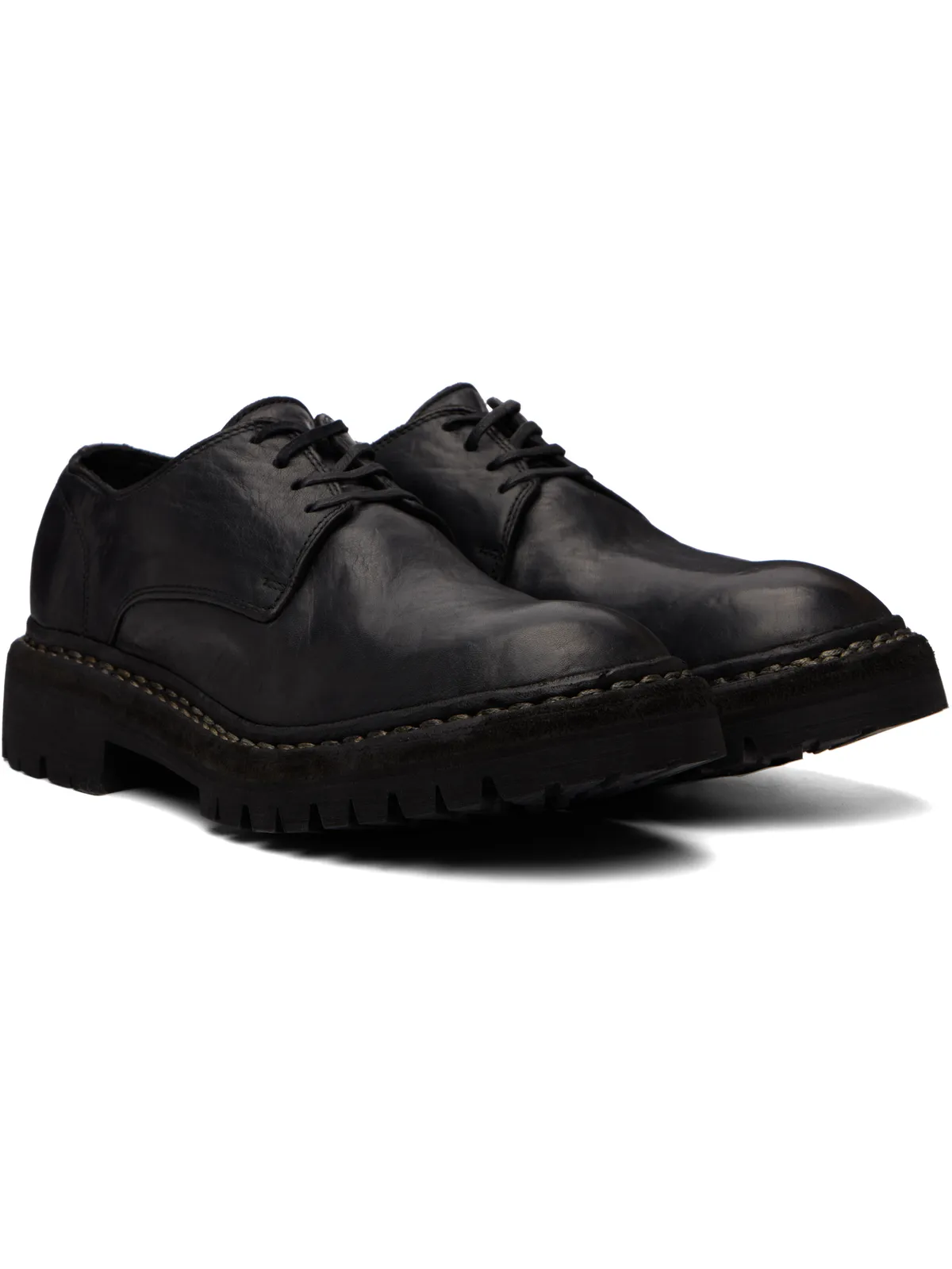 Guidi 792V_N レザー ダービー - 画像4