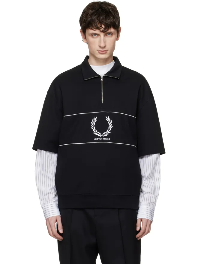 Fred Perry Fred Perry Kris Van Asscheエディション ハーフジップ スウェットシャツの商品画像
