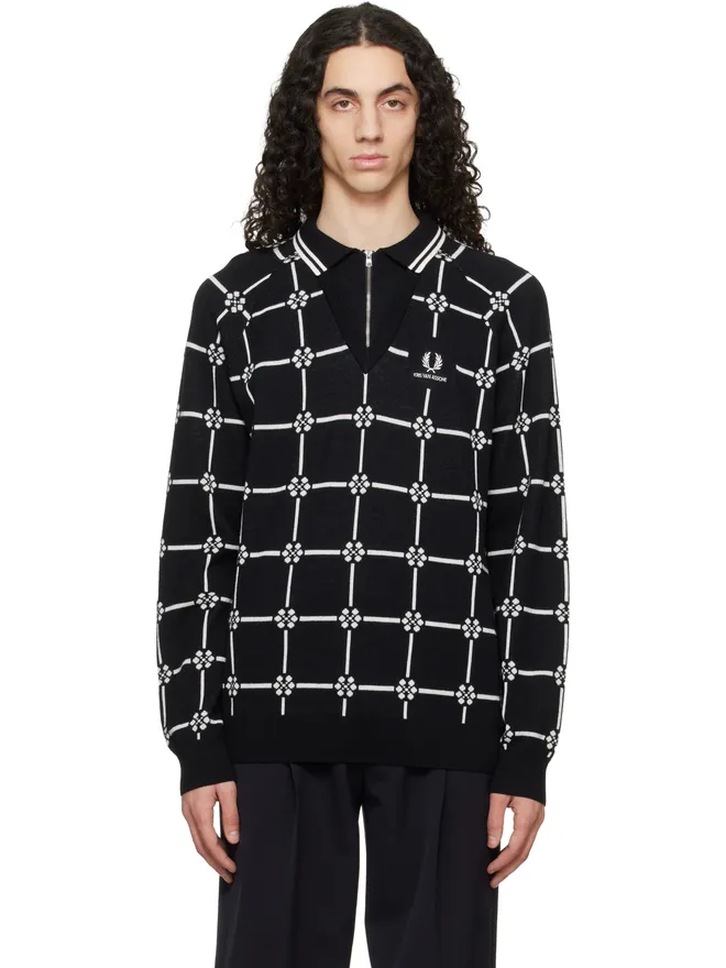Fred Perry Fred Perry Kris Van Asscheエディション 長袖 ニットポロシャツの商品画像