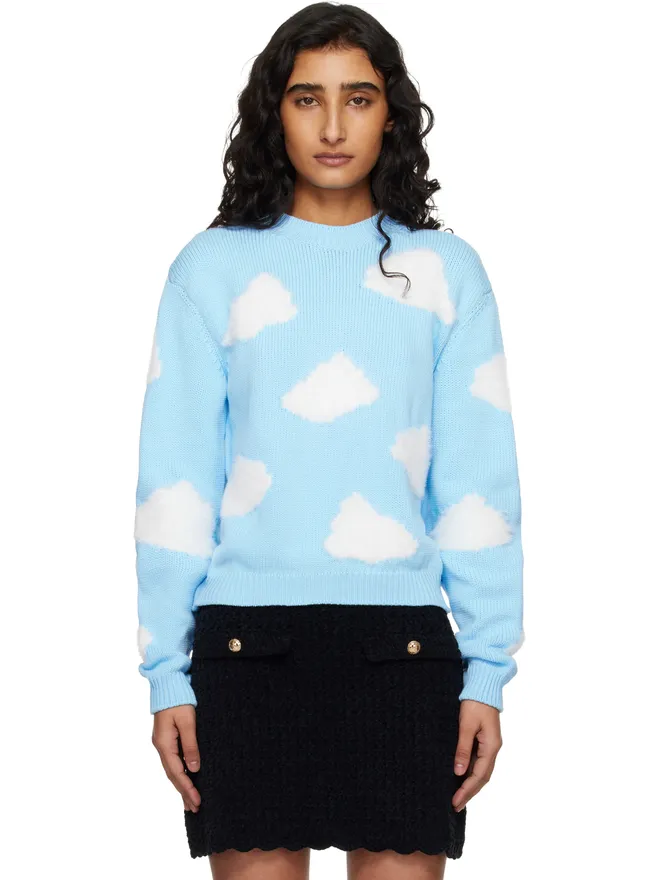 Moschino Moschino Archive Cloud オーガニックコットン ブレンド セーターの商品画像
