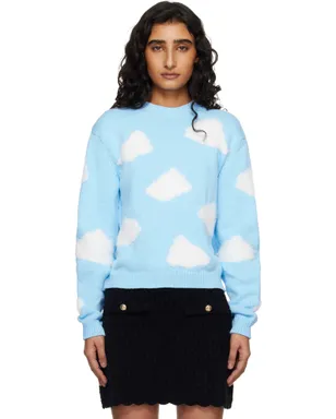 Moschino Archive Cloud オーガニックコットン ブレンド セーター - サムネイル1