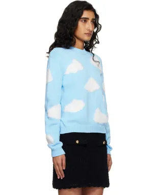 Moschino Archive Cloud オーガニックコットン ブレンド セーター - サムネイル2
